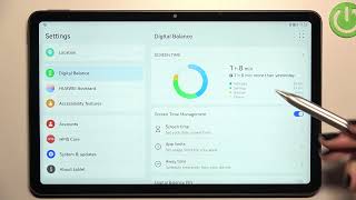 How to Access Total Screen Time Data of Huawei MatePad 10 4 2022 - Locate App Time