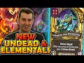 *NEW* Elementals/Undead Reveal! | Hearthstone Battlegrounds Season 9