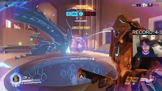 POTG! HARBLEU ZARYA + ROADHOG GAMEPLAY OVERWATCH SEASON 34 TOP 500