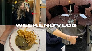 Weekend vlog : unboxing my christmas gift, dinner and brunch at the Abbaye des Vaux de Cernay