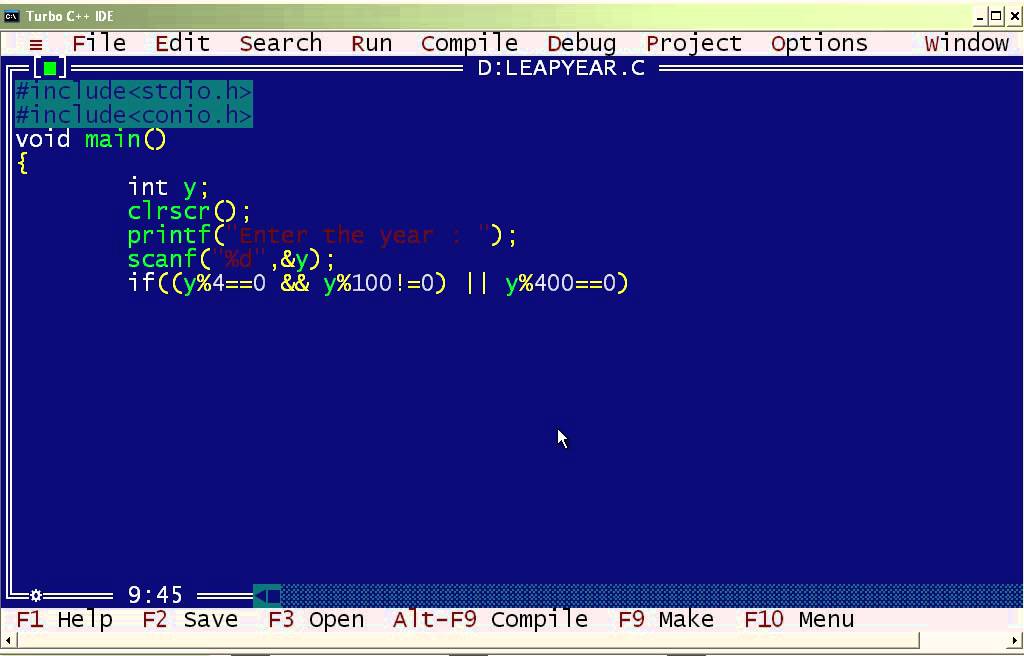 How To Find Leap Year In C - YouTube