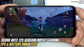 Xiaomi Redmi Note 12S Genshin Impact Gaming test | Helio G96, 90Hz Display