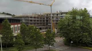 Time Lapse footage of the new Premier Inn development