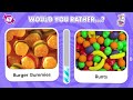 would you rather popular candy and sweets 🍬🍦🧁 daily quiz