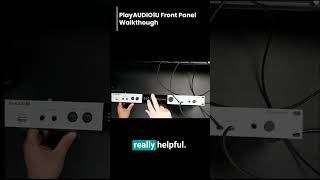 Here's a quick tour of the front panel of the PlayAUDIO1U from @iconnectivity_interfaces