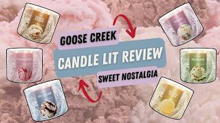 📦 Unboxing + 🔥 Lit Review | Goose Creek’s Sweet Nostalgis Candle Collection 🍨 5 New Ice Cream Scents