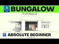 REVIT 2025 | FIRST BUNGALOW MODEL | BEGINNER TUTORIALS