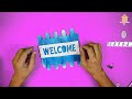 diy popsicle stick welcome sign easy door decoration stick crafts 24