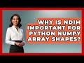 Why Is Ndim Important For Python NumPy Array Shapes? - Python Code School