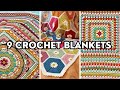 I Crocheted 9 Different Blankets - Here's How