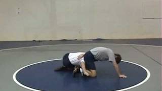 Sweep Single Leg Takedown Wrestling Technique