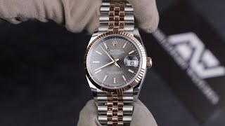 Rolex Datejust 36 126231 Rhodium Dial Unboxing Video (2018 Novelty) [ 4K]