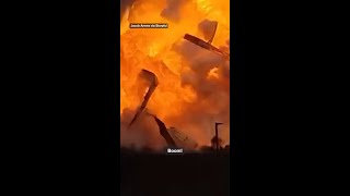 Massive explosion rocks lithium-ion battery plant