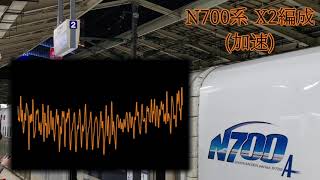 [モハラジオ録音]N700系(X2)　モハラジオ録音音声