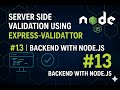Server side validation using express-validator #13 | Backend with Node.js |#trending #trendingvideo