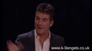 Simon Cowell Promotes The K-9 Angels live on Britain's Got Talent Grand Final with Ashley \u0026 Pudsey