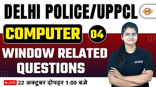 DELHI POLICE CONSTABLE/UPPCL | COMPUTER CLASSES | Window Related Questions QUESTIONS | BY PREETI MAM