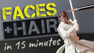 How to paint Faces and Hair