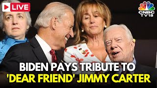 Jimmy Carter Death LIVE: Trump, Joe Biden, Obama Mourn Loss of 39th President of America | N18G