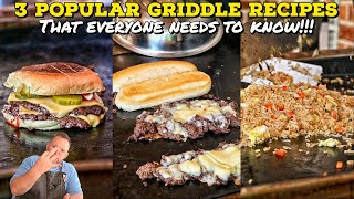 These 3 Griddle Recipes will Change Your Life Forever!!!!