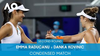 Emma Raducanu v Danka Kovinic Condensed Match (2R) | Australian Open 2022