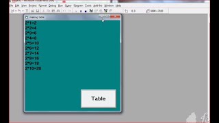 Create tabe using while loop |Visual Basic 6.0 |PC KNOWLEDGE