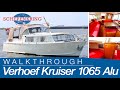 Verhoef Kruiser Flowerland 1065 Alu for sale | Yacht Walkthrough | @ Schepenkring Lelystad | 4K