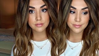 Peachy Bronze Spring Makeup | GRWM | Alexandrea Garza