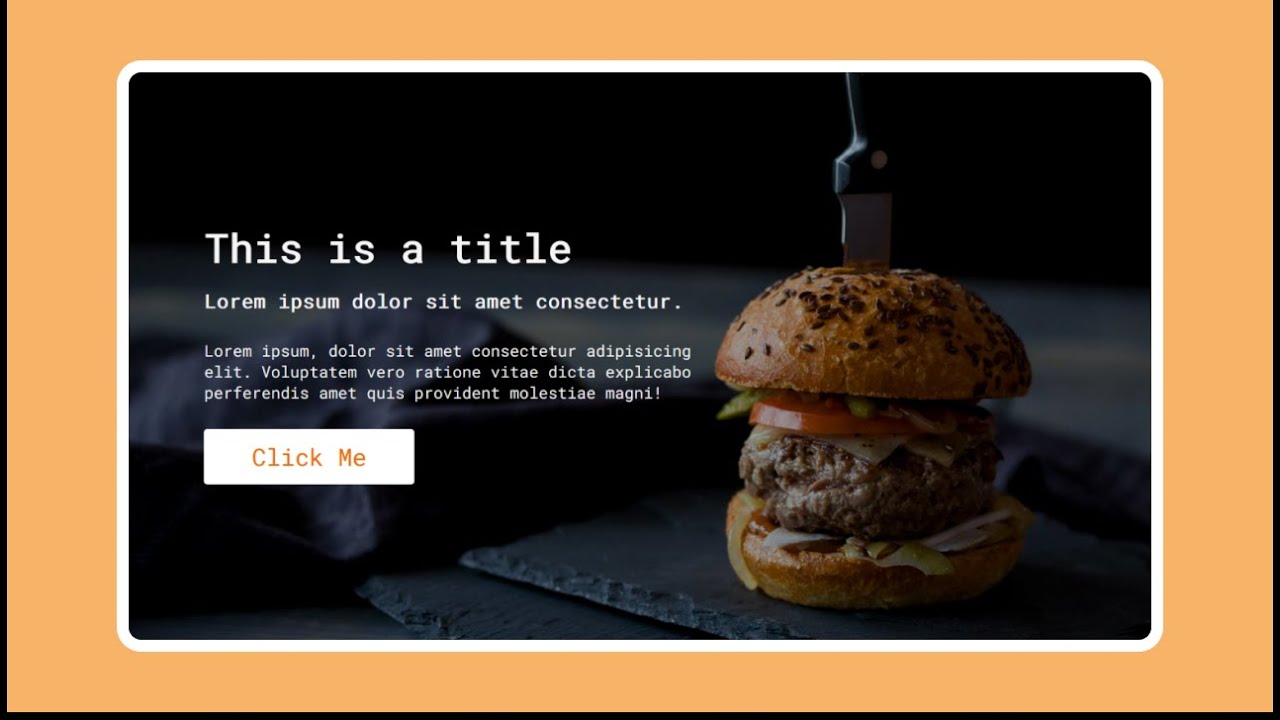 How To Create A Simple Hero Section With Html Css How To Create A Simple Hero Section With Html Css