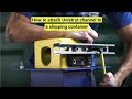 How to attach Unistrut channel to a shipping container