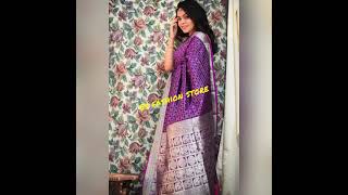 Soft lichi silk Sarees