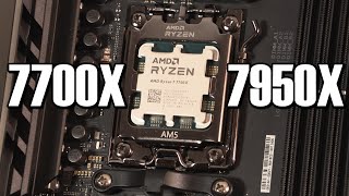 AMD Zen 4 Ryzen 7 7700X and Ryzen 9 7950X Review