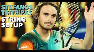 Stefanos Tsitsipas New String Setup