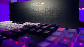 Keychron C2 Wired RGB Mechanical keyboard brown switches