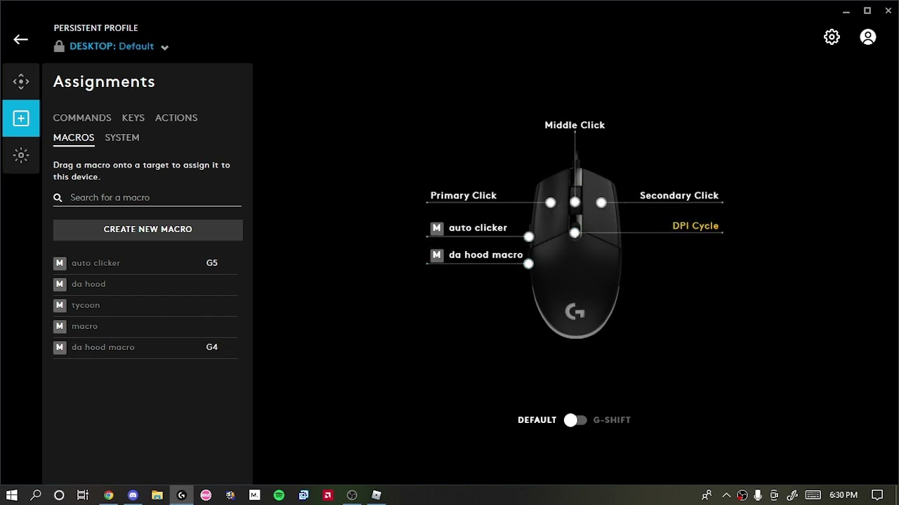 Da Hood Roblox Macro Tutorial Logitech Software Only Youtube