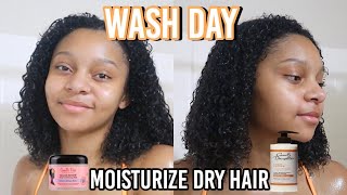 WASH DAY ROUTINE START TO FINISH | NATURAL CURLY HAIR | Taylor Gray