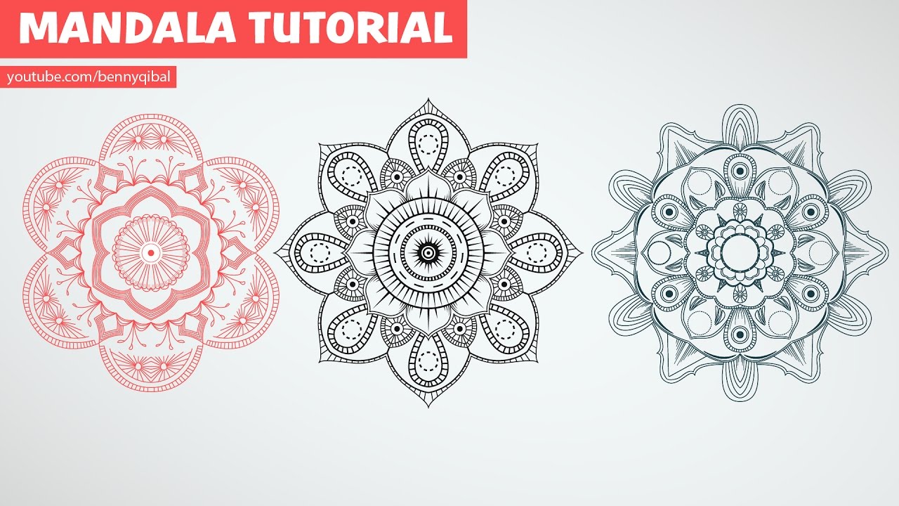 Illustrator Mandala Art Tutorial Youtube