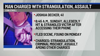 Cobleskill man charged with strangulation, assault