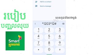 របៀបបញ្ចូលលុយ smart