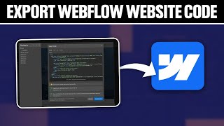 How To Export Webflow Website Code ! (Full Tutorial)