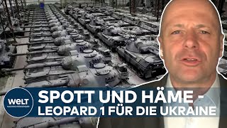 UKRAINE-KRIEG: Leopard 1-Panzer - Russen lachen über deutsche Waffenhilfe | WELT Thema