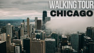 4K Windy Chicago Walking tour / November 5, 2024 / City sounds