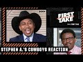 Southern Stephen A. reacts to the Cowboys losing & can't contain his excitement | First Take