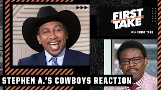 Southern Stephen A. reacts to the Cowboys losing & can't contain his excitement