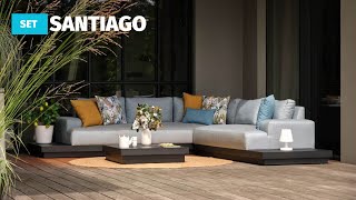 Set Lounge Santiago. Sofá esquinero + mesa auxiliar by Hartman®