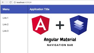 How to Install Angular 8 & Angular Material | Setup Navigation Bar & Routing | Step-by-Step Guide