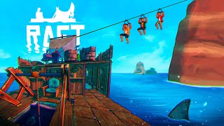 REFORMAS EN EL BARCO Y TIROLINA 🔨 - RAFT ft. Guille y Andrés #3