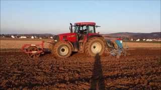 Gerste Säen 2015 mit Case CVX 195 und Lemken Saphir 7