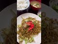 【味の店すみれ】やきそば定食！