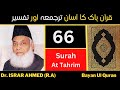 66 Surah Tahrim Dr Israr Ahmed Urdu